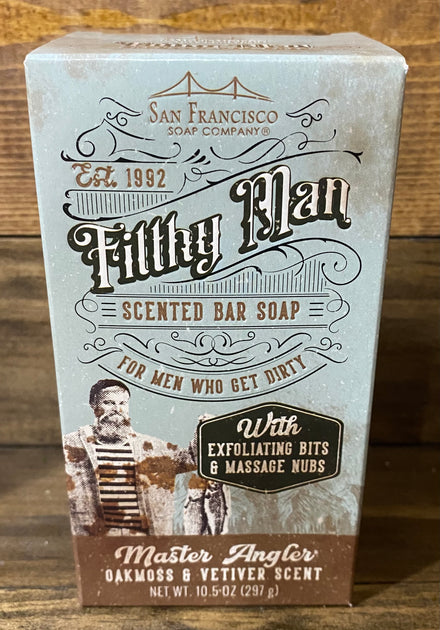 FILTHY MAN Bar Soap - Timberbeast: Saffron & Mahogany – San Francisco Soap  Co.