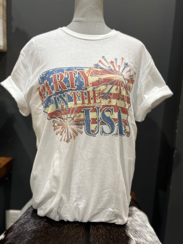 PARTY IN THE USA T-SHIRT