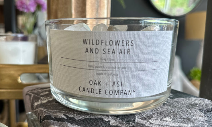 WILDFLOWERS & SEA AIR SOY CANDLE 22OZ