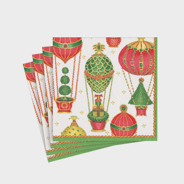 CHRISTMAS IN THE AIR GUSET NAPKIN