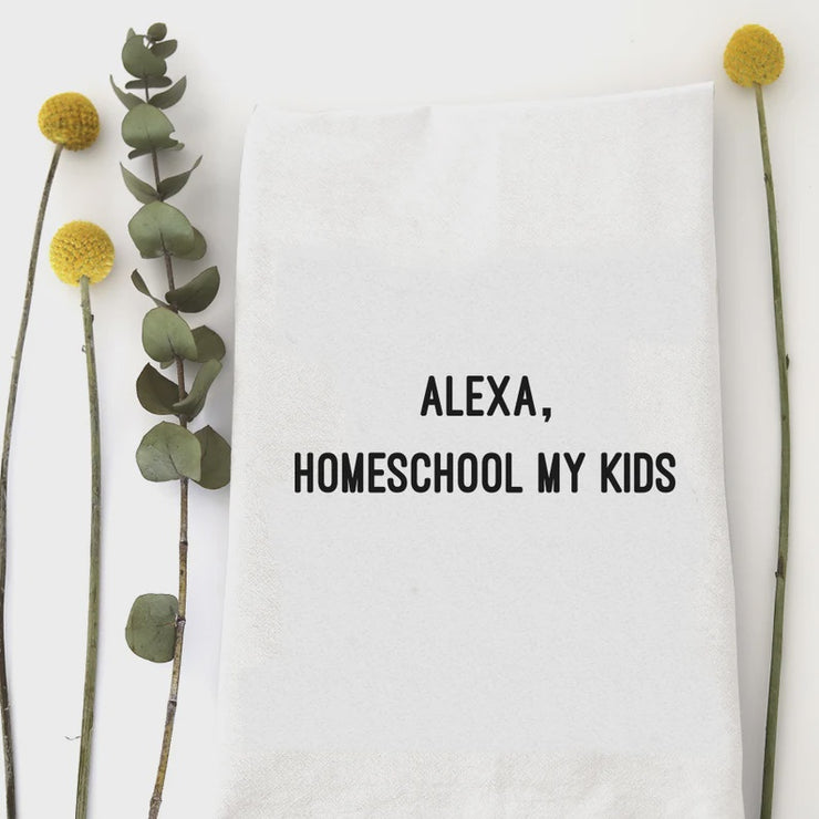 ALEXA HOME SCHOOL TEA TOWEL