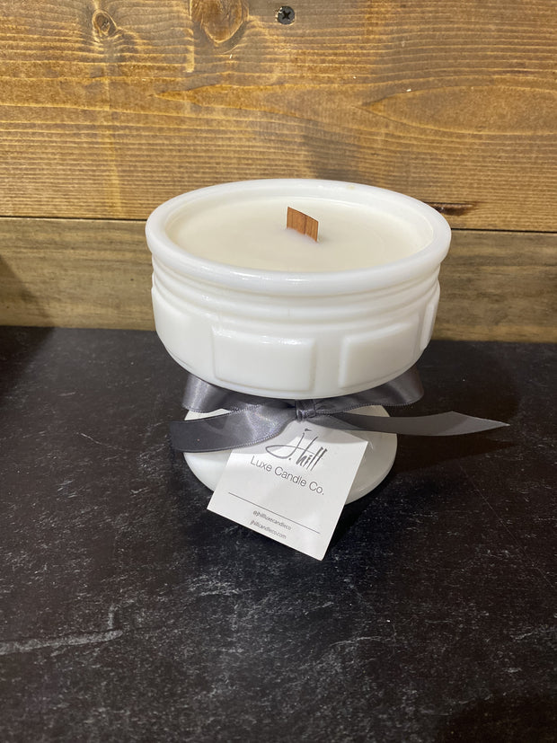 MILK GLASS 22OZ CANDLE