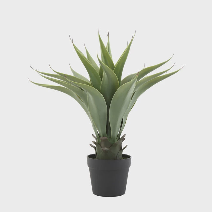 FAUX AGAVE PLANT IN A POT 22"