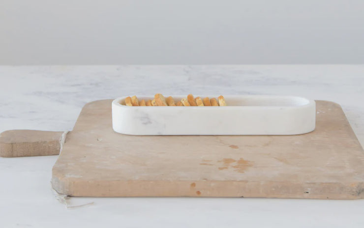 MARBLE CRACKER DISH